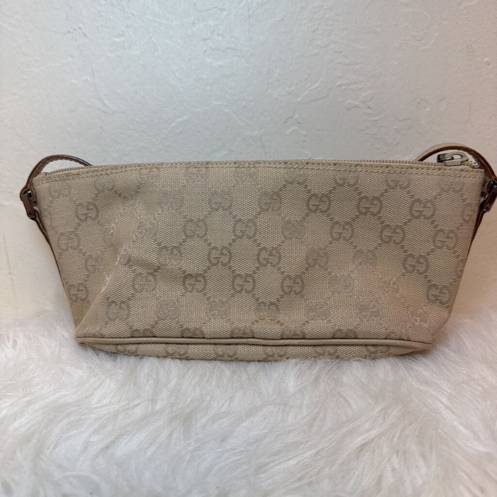 GG Canvas Boat Pochette
