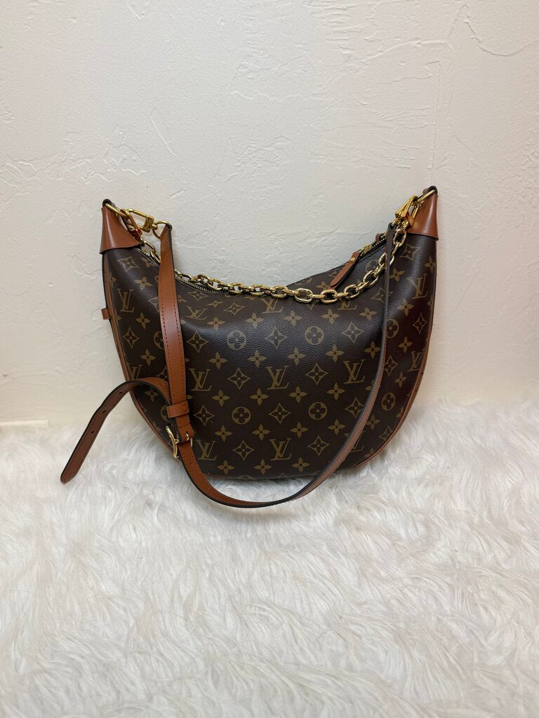 Louis Vuitton Brown Monogram Hobo Bag