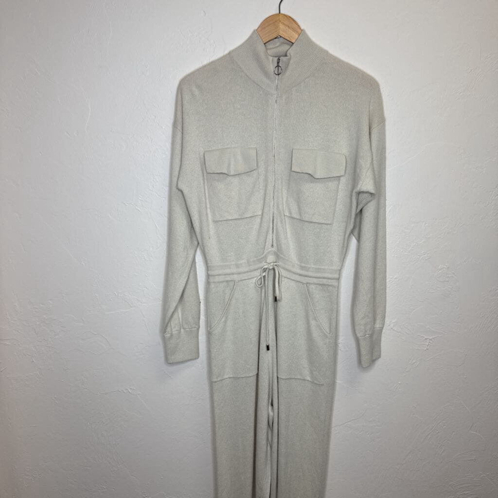 Ivory Longsleeve Jumpsuit