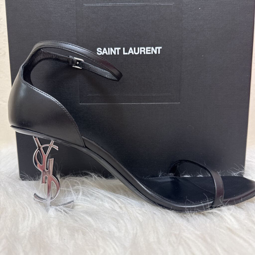 Black Calfskin Opyum Sandals