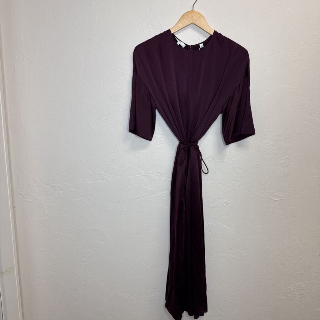 Crimson Silk Dress NWT