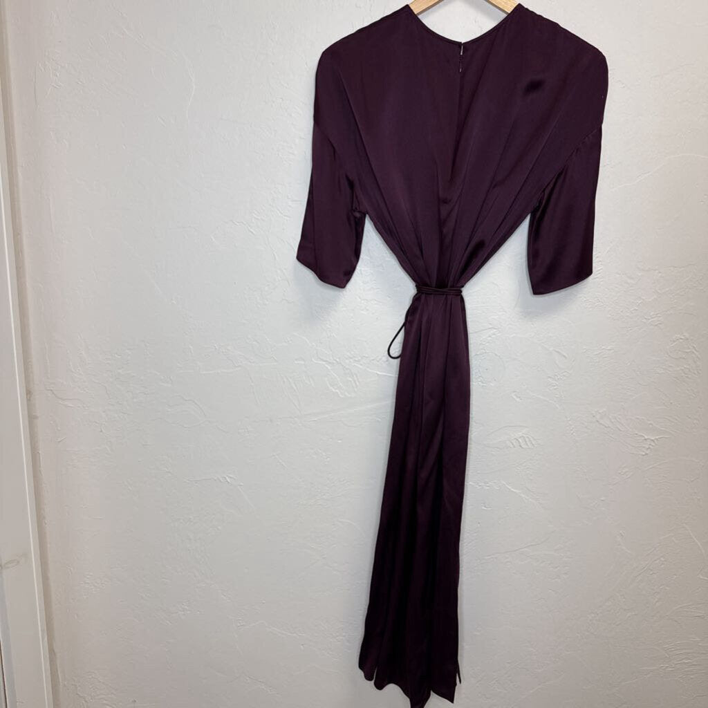Crimson Silk Dress NWT