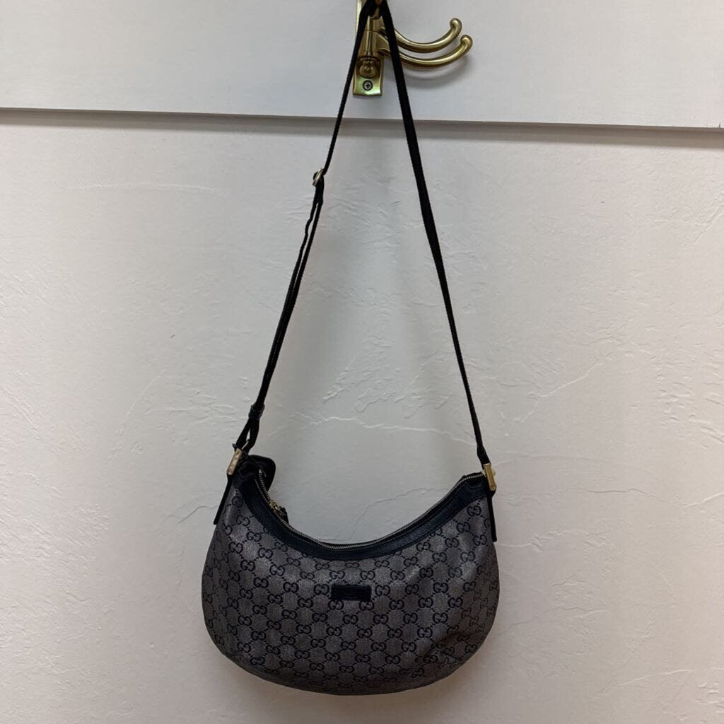 Black and Gold GG Crossbody