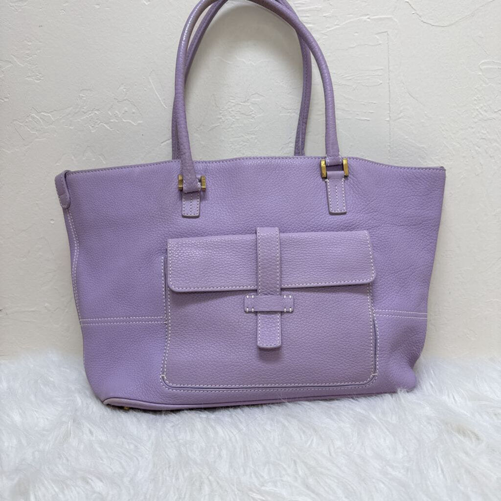 Leather Globe Lavender Large