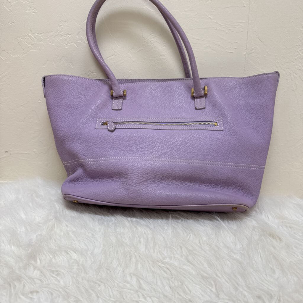 Leather Globe Lavender Large