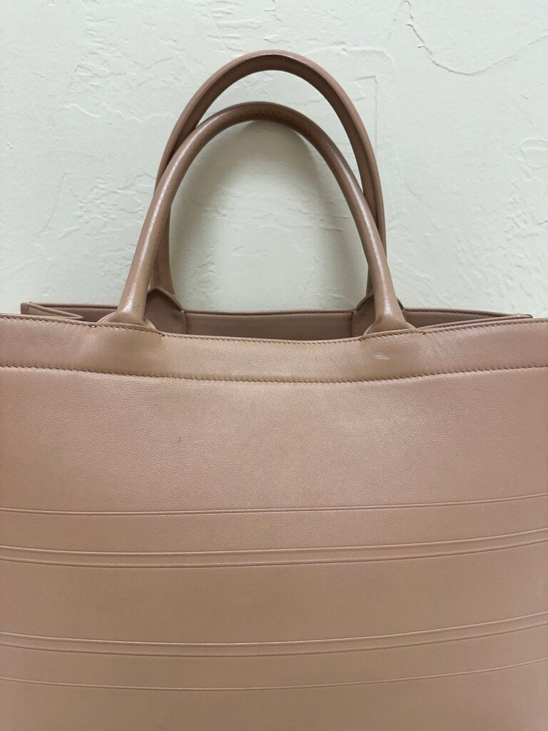 Medium Leather Book Tote