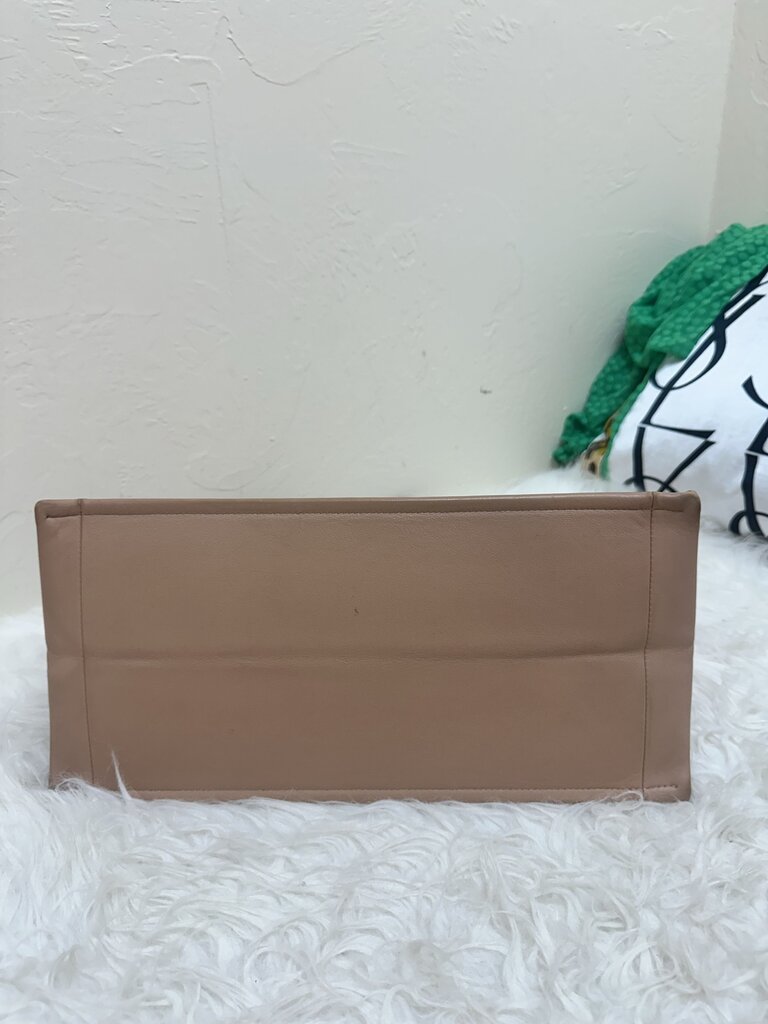 Medium Leather Book Tote