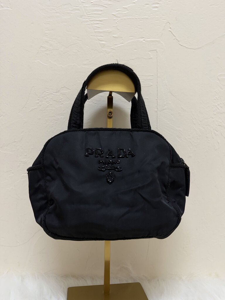 Tessuto Nylon Beaded Handbag