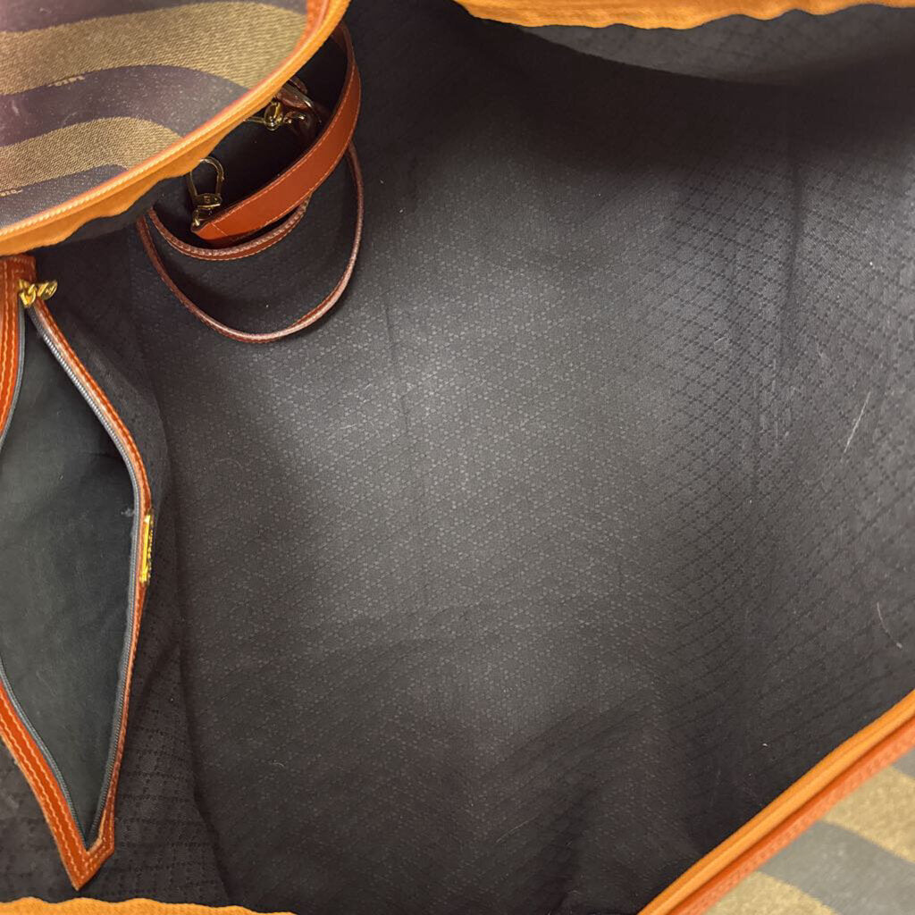 Extra Large Duffle Pequin Stripe Boston with Strap Travel Bag