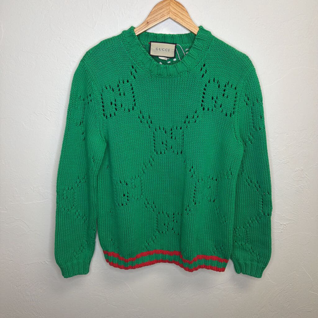 Perforated Monogram Sweater