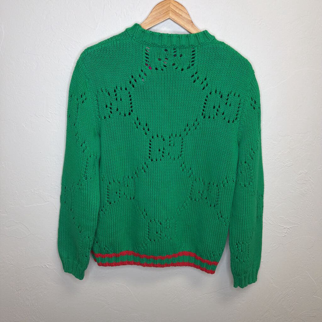 Perforated Monogram Sweater