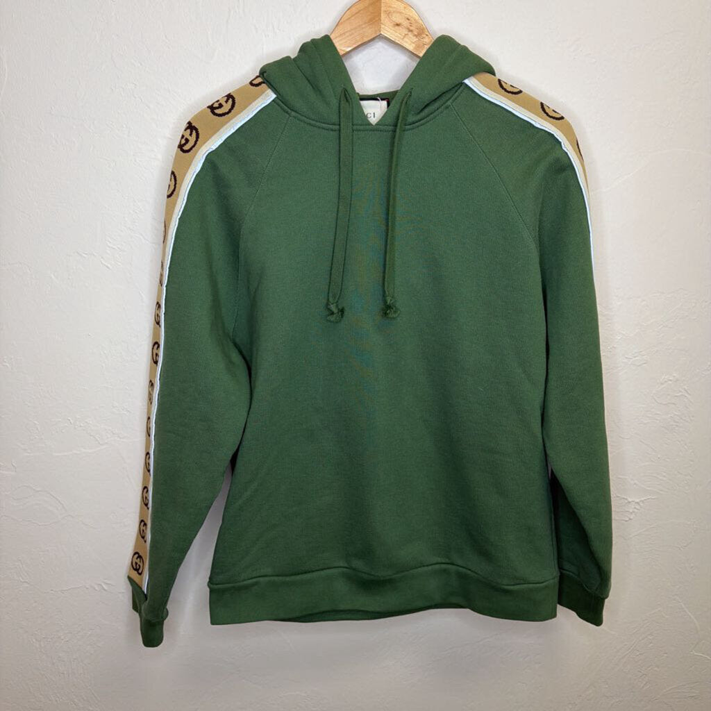 Hoodie with monogram sleeve