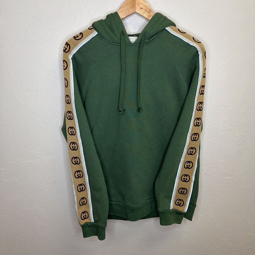 Hoodie with monogram sleeve