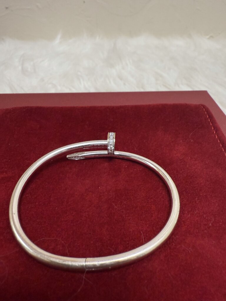 Juste un Clou bracelet, classic model, diamonds