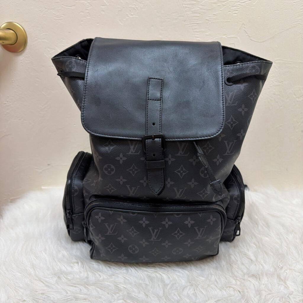 Trio Backpack in Monogram Eclipse