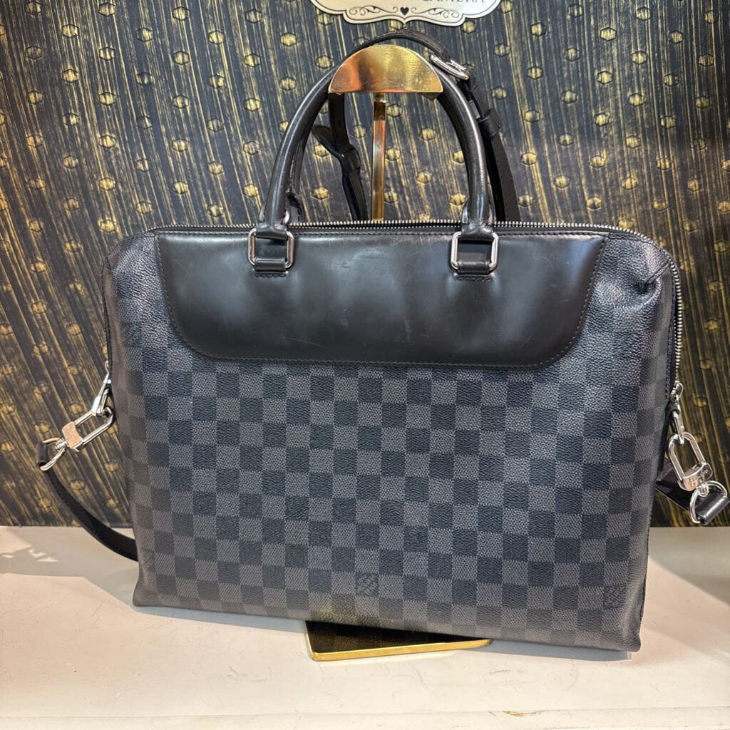 Damier Graphite Porte - Documents Jour