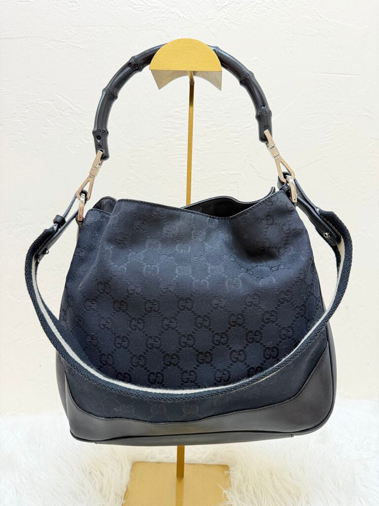GG Bamboo Handle 2-Way Shoulder Bag