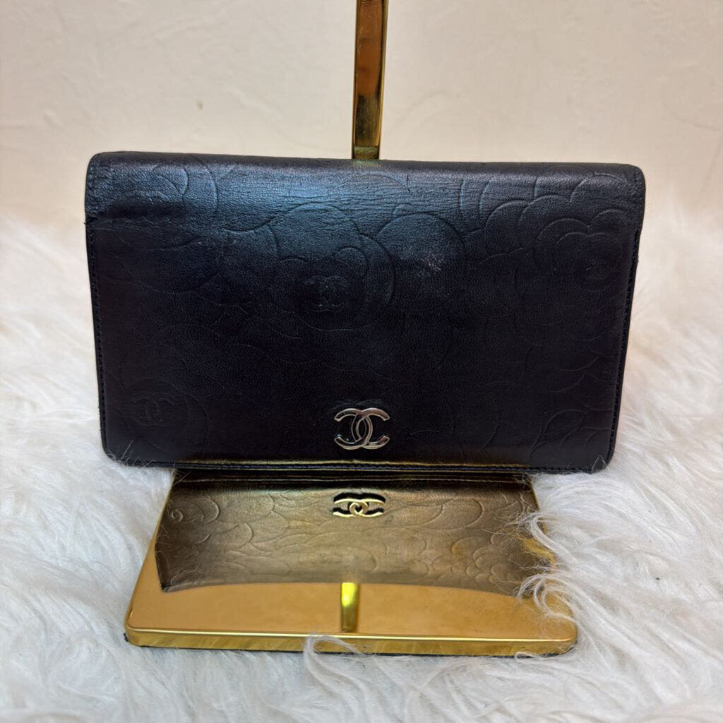 Chanel Black Leather Wallet