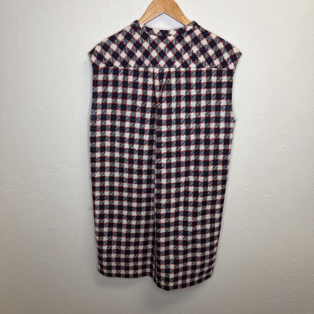 Check Tweed Tunic Dress