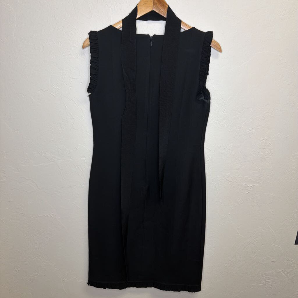 Mid-Length Dress with Ruffle Hem