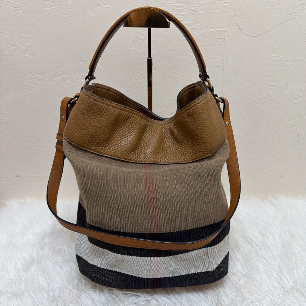 Ashby Tassel Medium Canvas and Calfskin leather