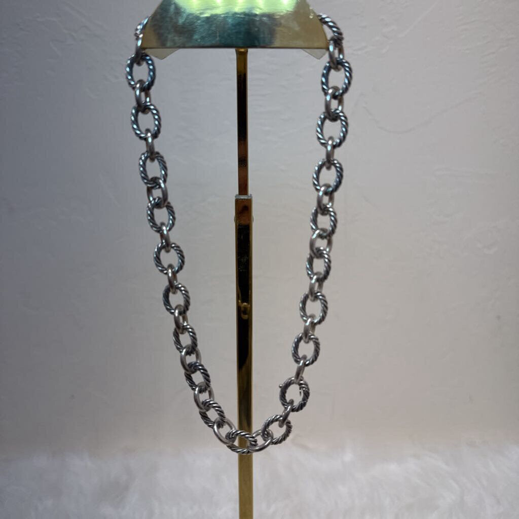 Oval Link Chain Necklace (Dust bag)