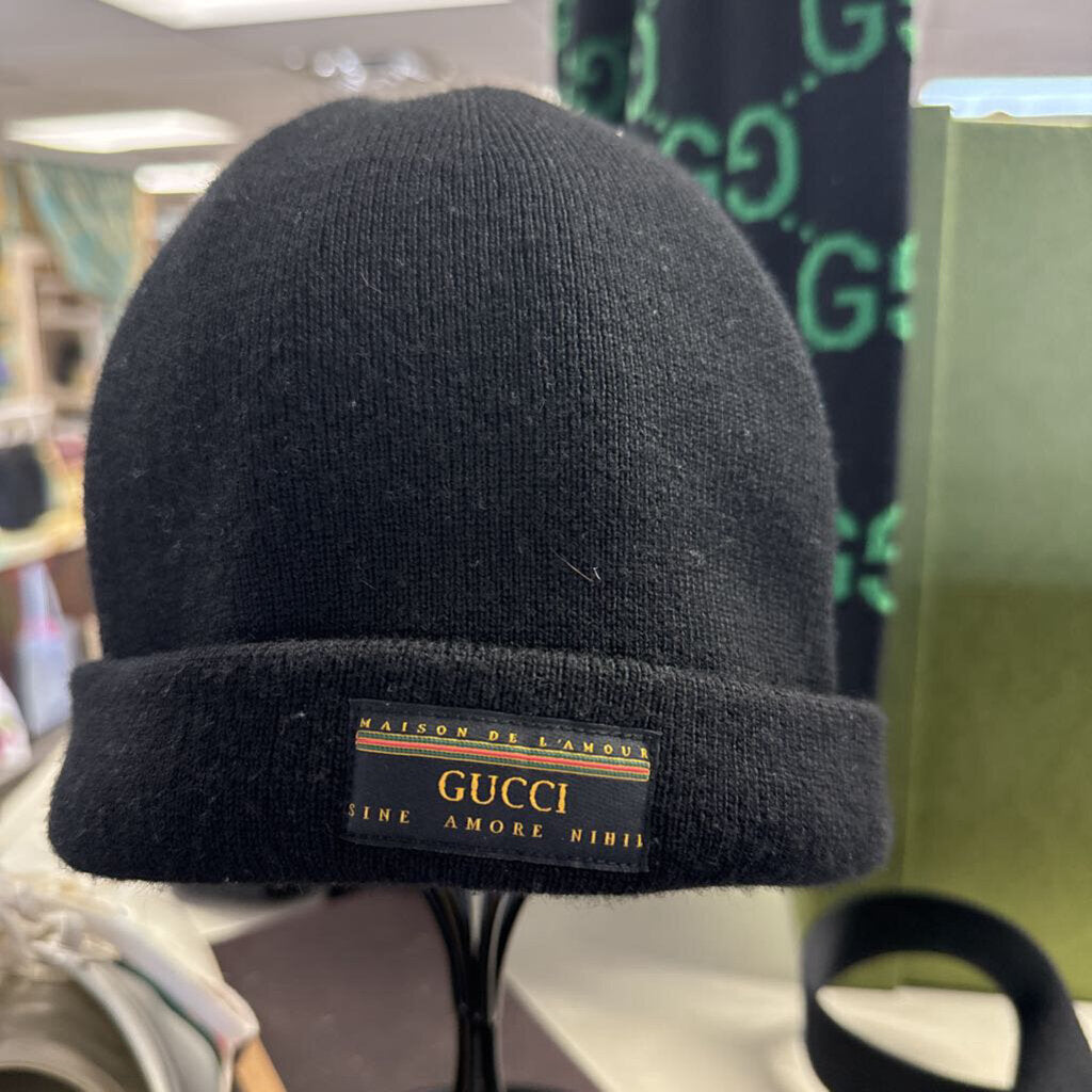 Black L'amour Beanie