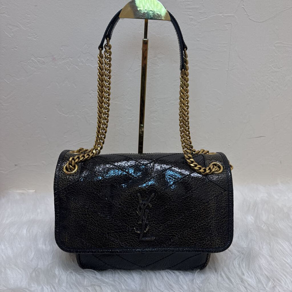 Niki Medium in Black Vintage Leather (Dustbag)