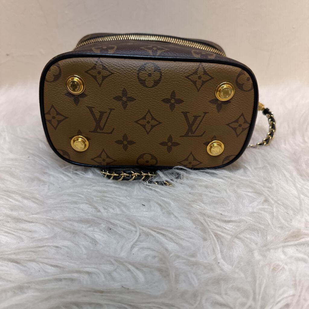 Reverse Monogram Vanity PM w/ Braided chain
