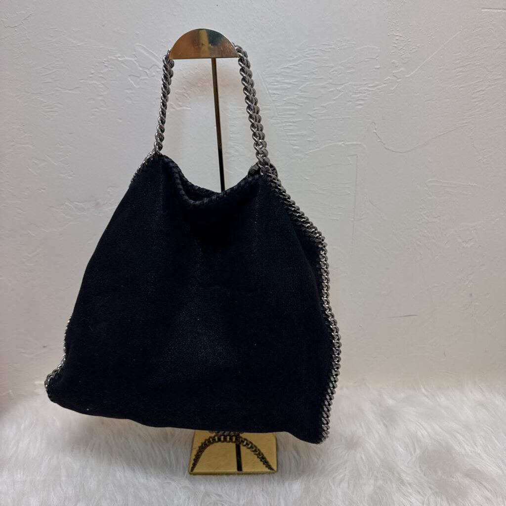 Vegan Suede Top Handle Bag