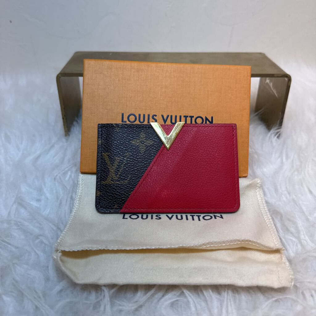 Kimono Card Holder with Golden V Motif (Box & Dust Bag)
