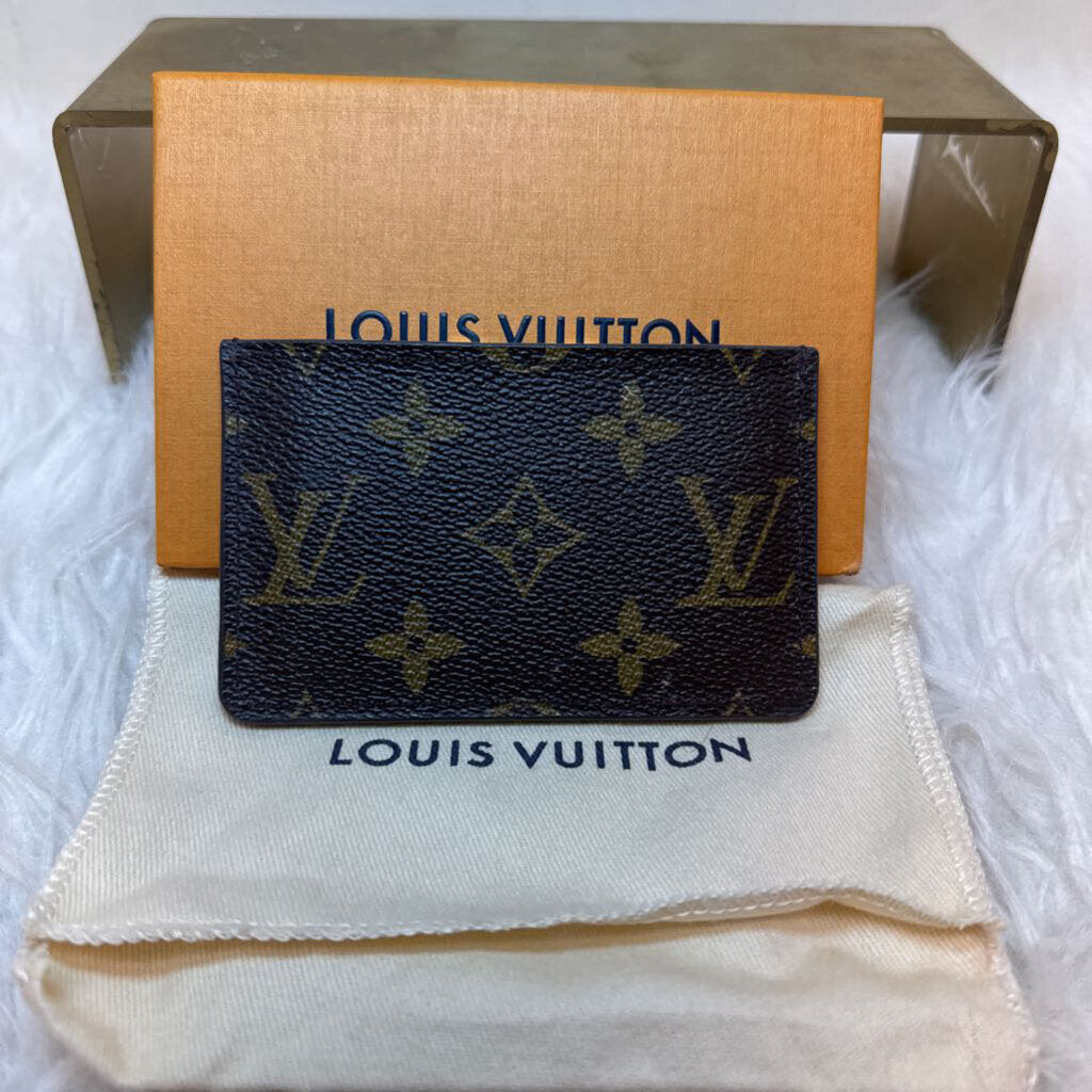 Kimono Card Holder with Golden V Motif (Box & Dust Bag)