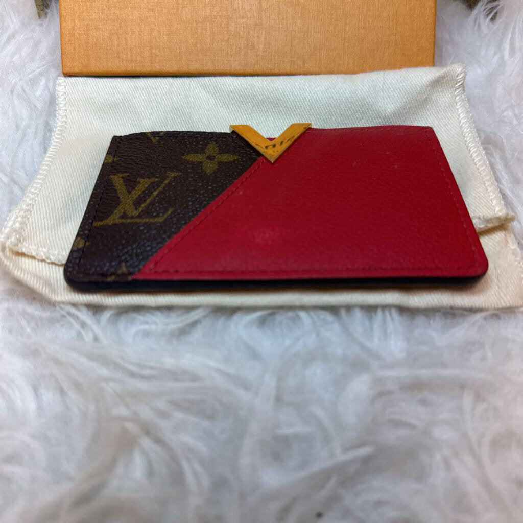 Kimono Card Holder with Golden V Motif (Box & Dust Bag)