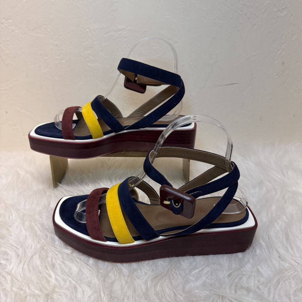 Suede Platform Sandals