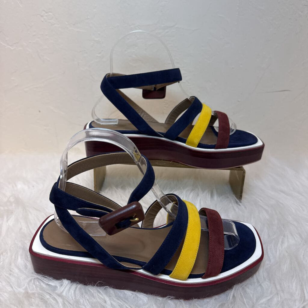 Suede Platform Sandals