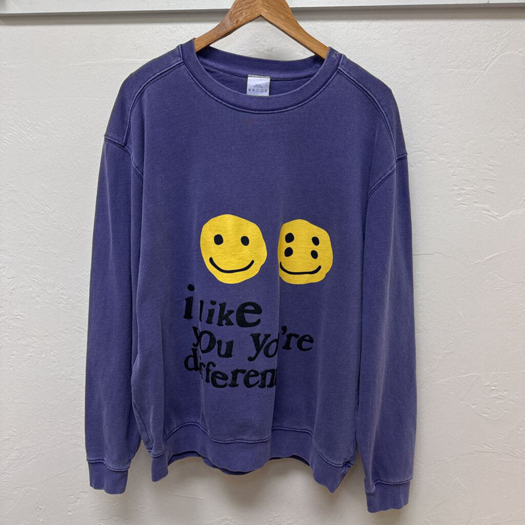 Graphic Smiley Face Sweatshirt