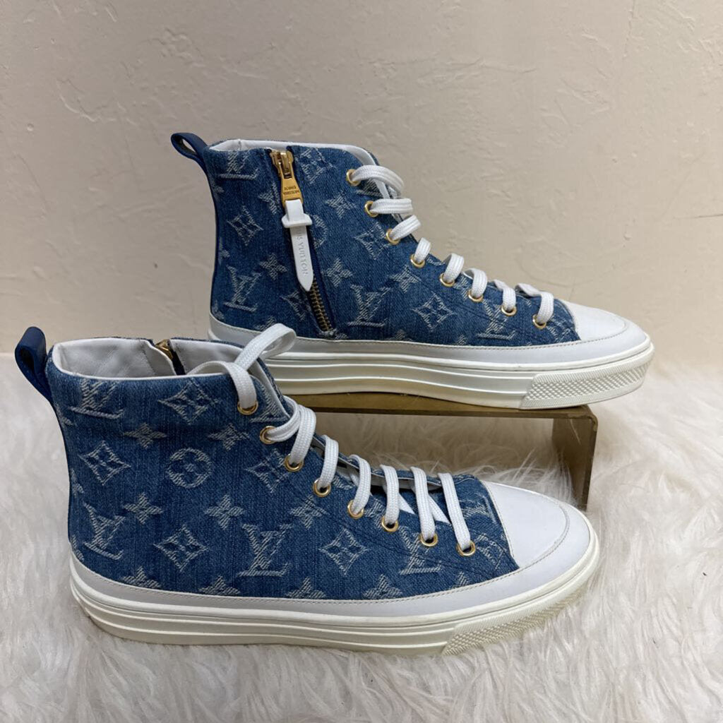 Denim Monogram High-Top