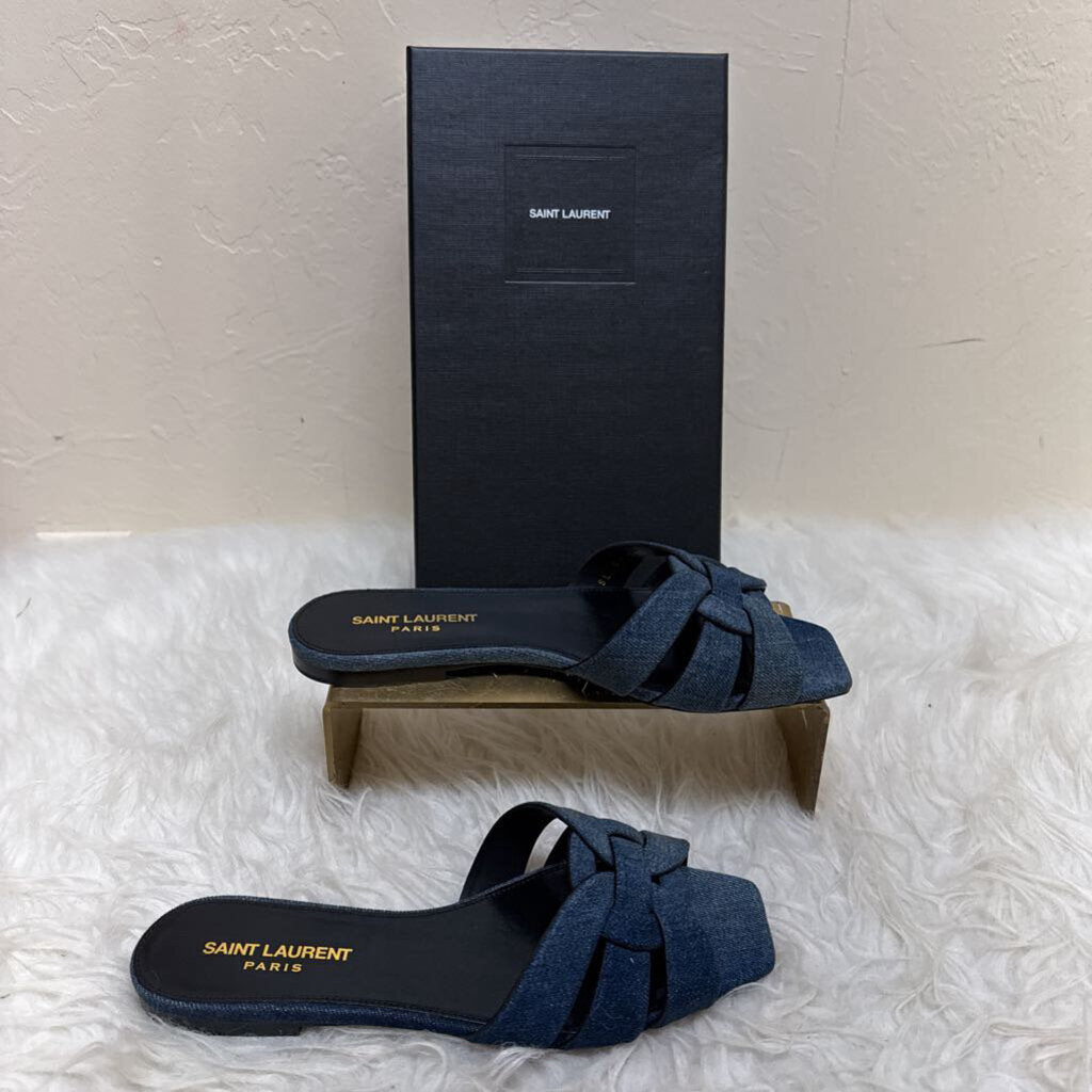 Tribute Denim Slides
