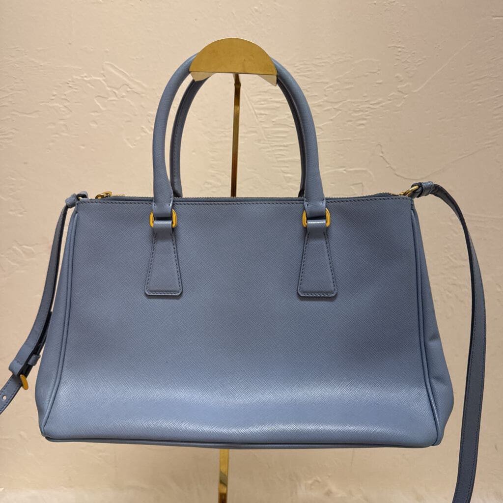 Saffiano Leather Galleria Double Zip Medium