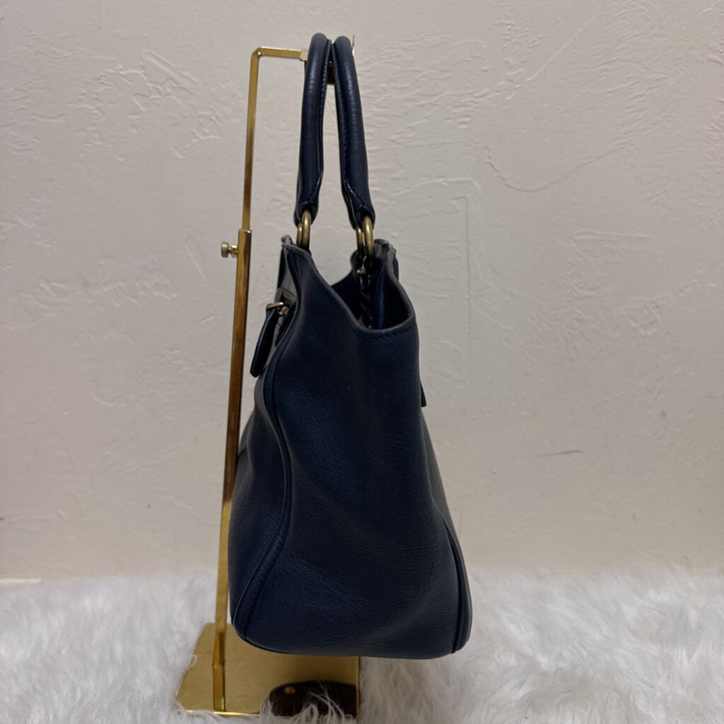 City Calf Lether Double Handle Shopping