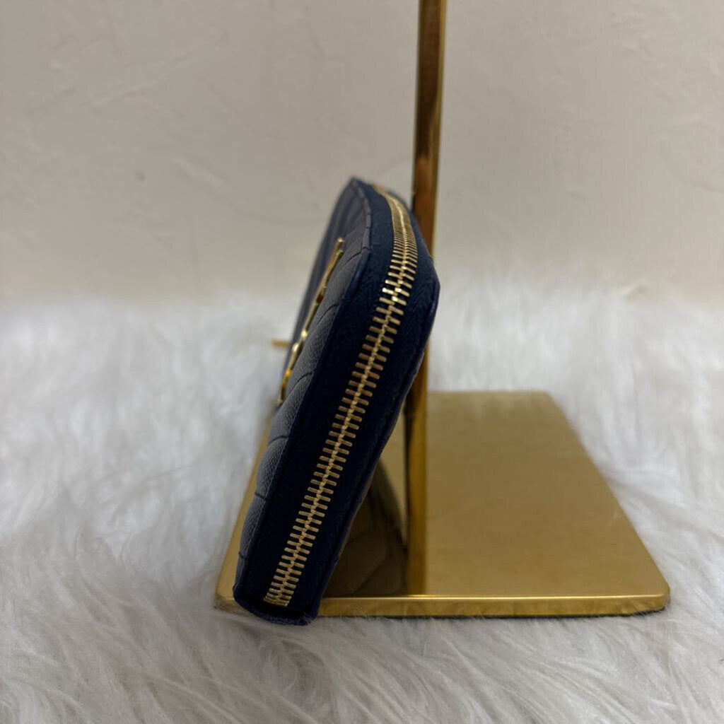 YSL Monogram Matelassé Chevron Leather Zip-Around