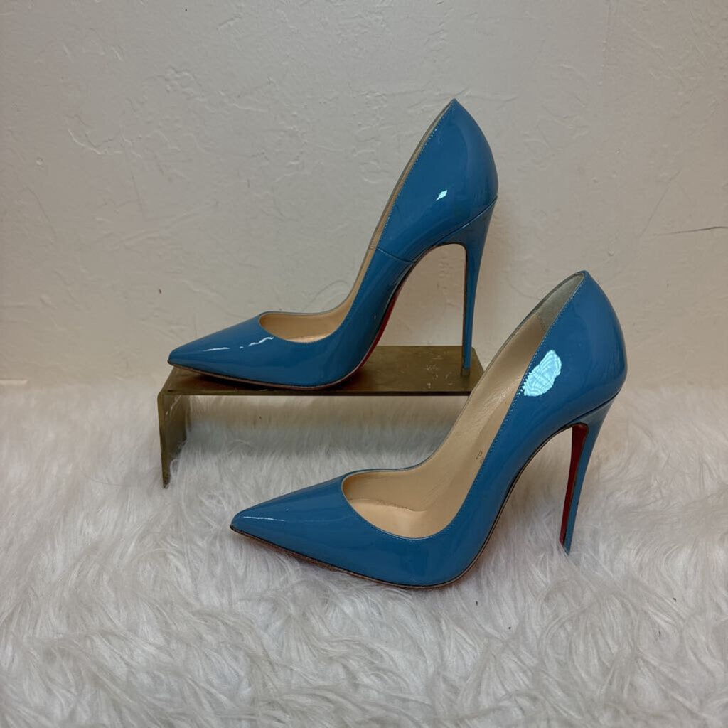 So Kate Blue Patent Leather