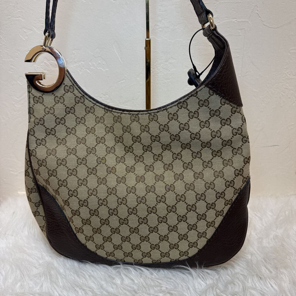 Medium Charlotte Shoulder Bag w/ G Detail