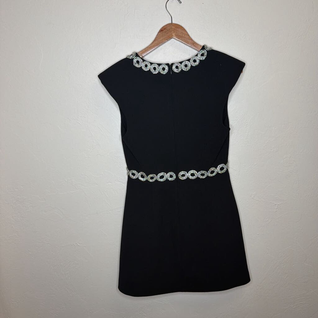 Celinda Mini Dress w/ Rhinestone Detailing NWT
