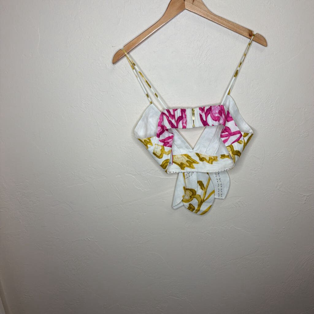 Floral Crop Top & Skirt