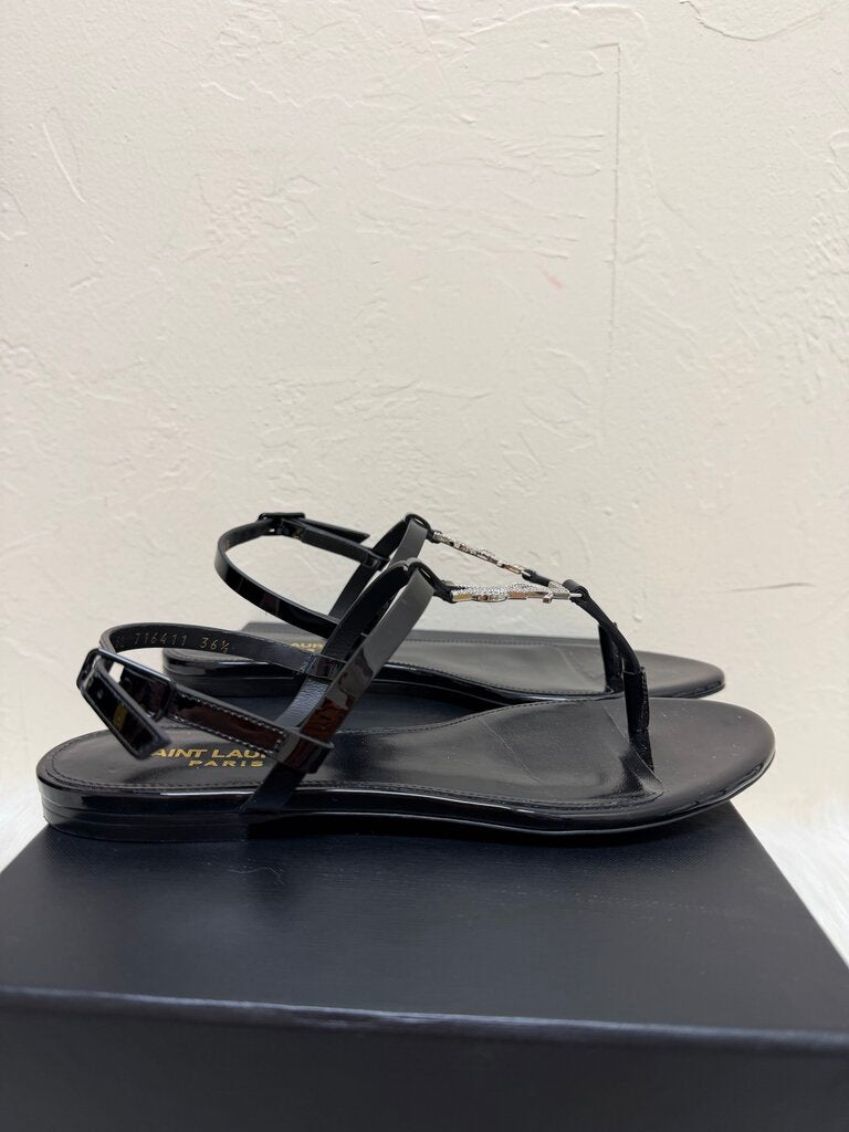 Cassandra Patent Leather Sandal w/box