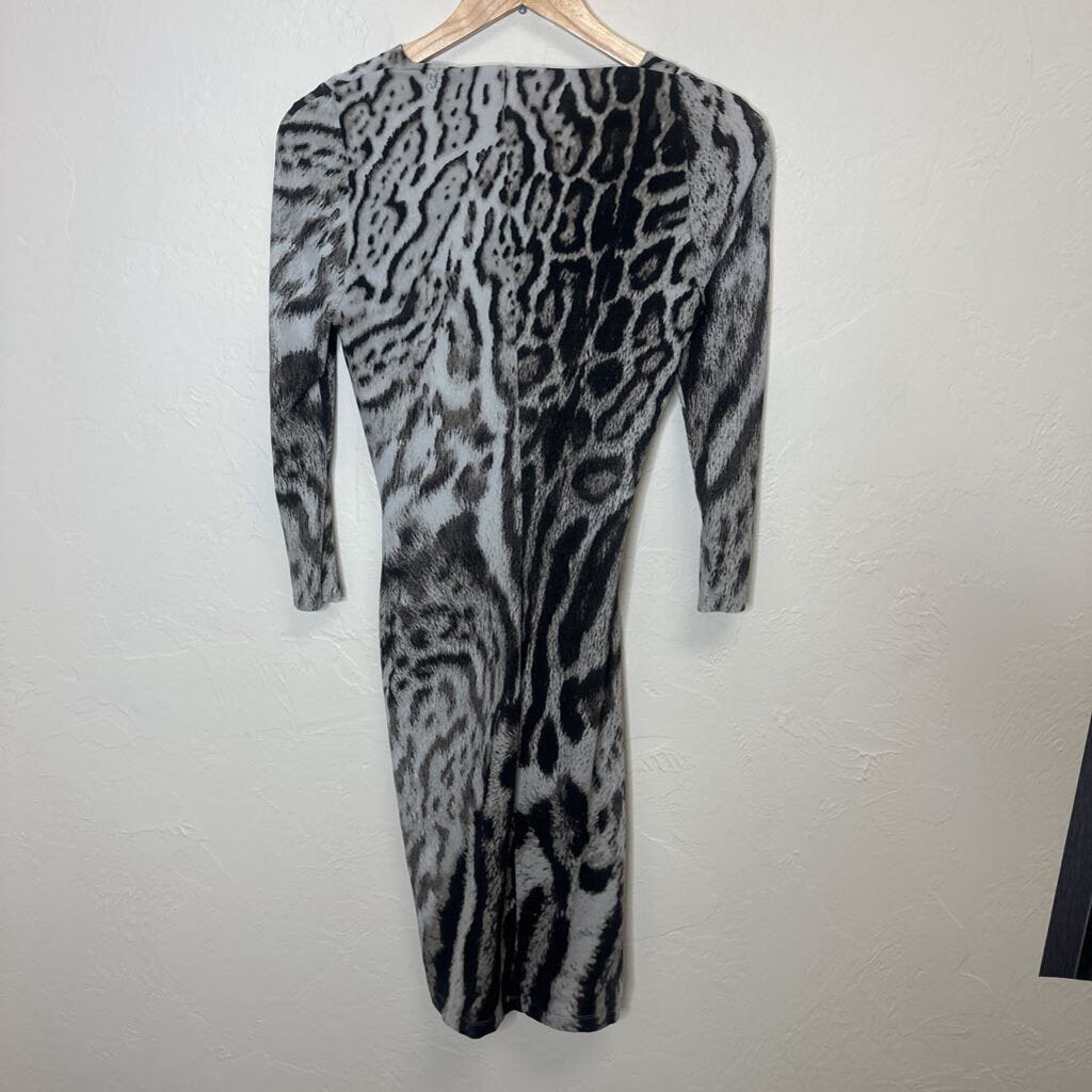 Animal Print Midi Dress