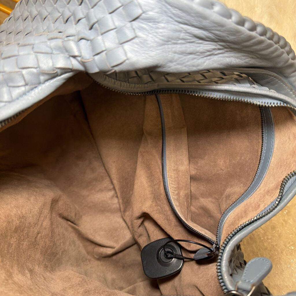 Woven Leather Shoulder Bag