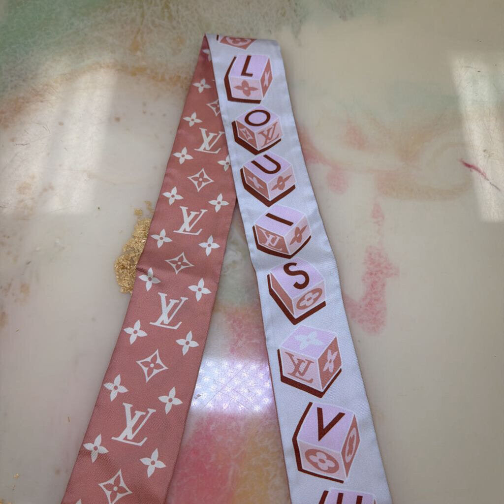 Monogram Dice Silk Bandeau