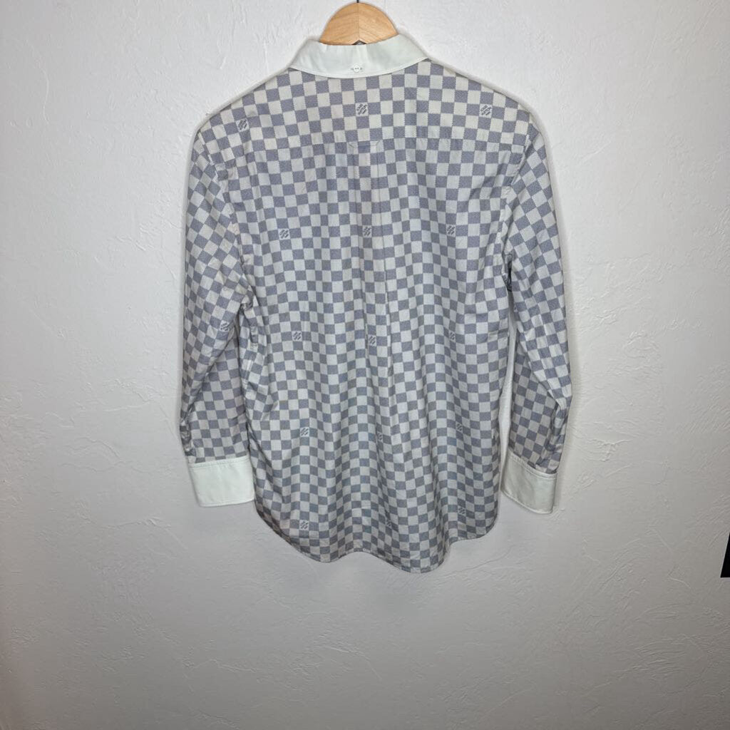 2021 Damier Azur Button Up Top